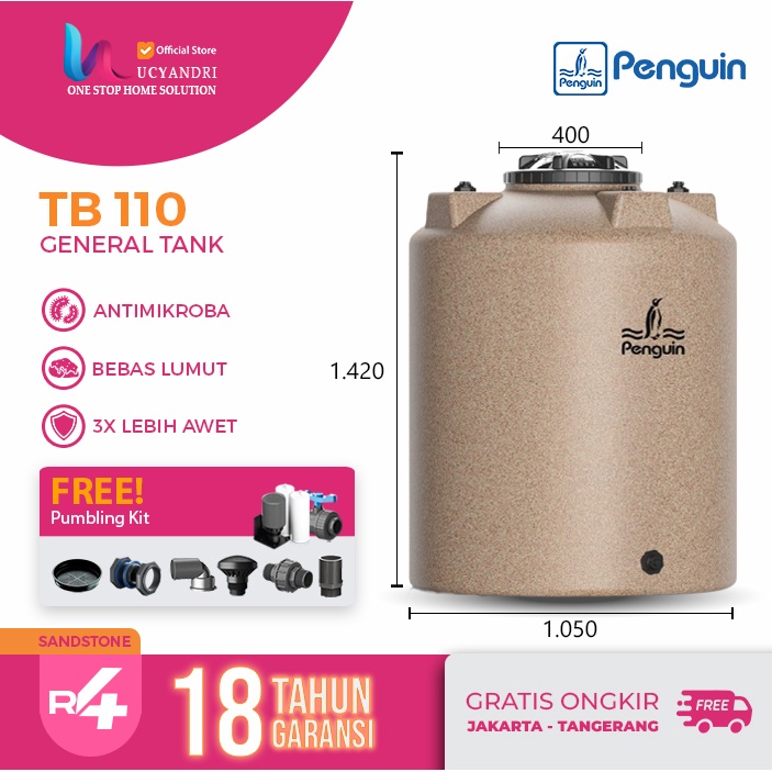 Tangki Air Penguin TB 110  / Toren Air / Tandon Air PREMIUM QUALITY