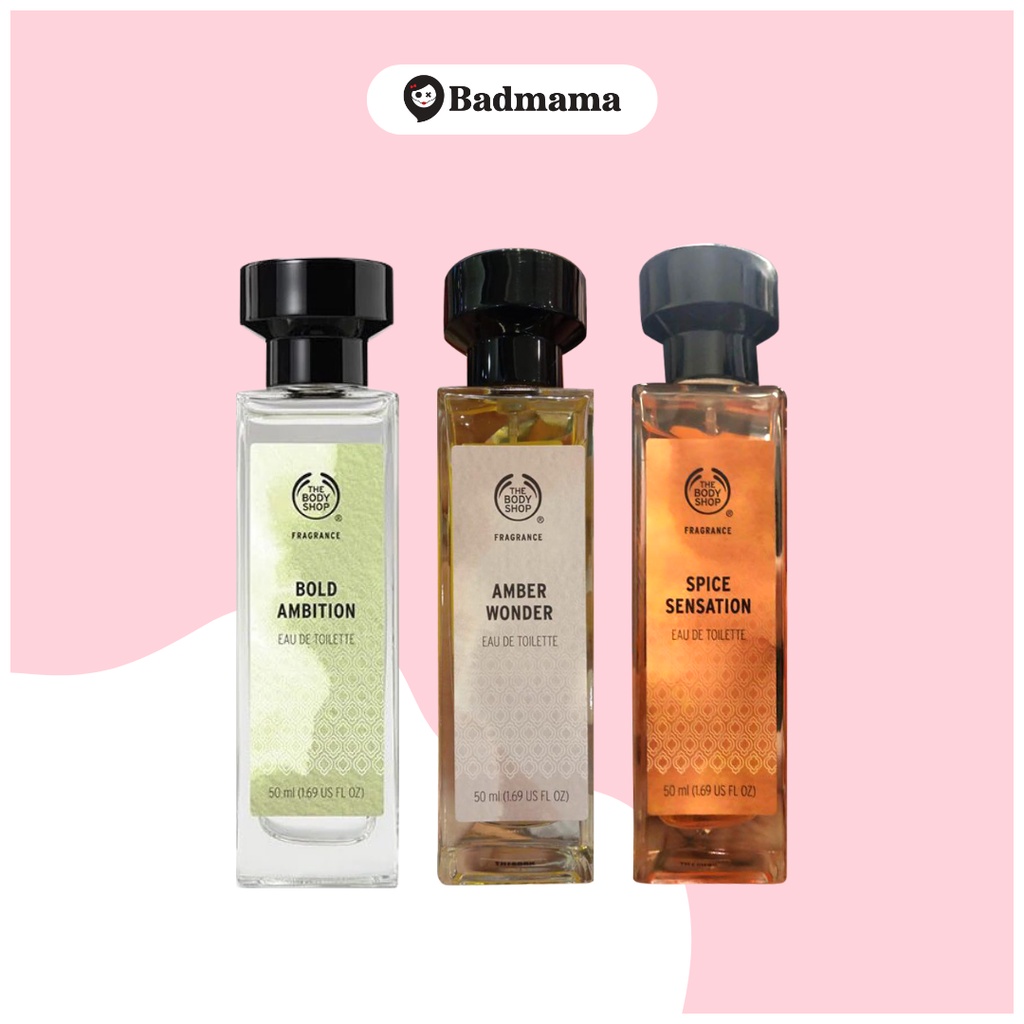 Amber Wonder Spice Sensation Bold Ambition EDT The Body Shop