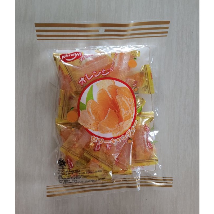 

Naraya Orange Candy 200g - Permen Jeli Rasa Jeruk