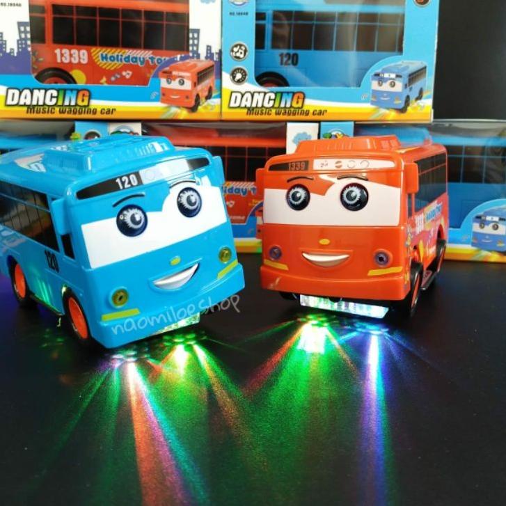Terbaru MAINAN TRUK OLENG MAINAN TAYO OLENG DANCING ROBOT MOBIL BUS TAYO ADA LAMPU DAN MUSIK
