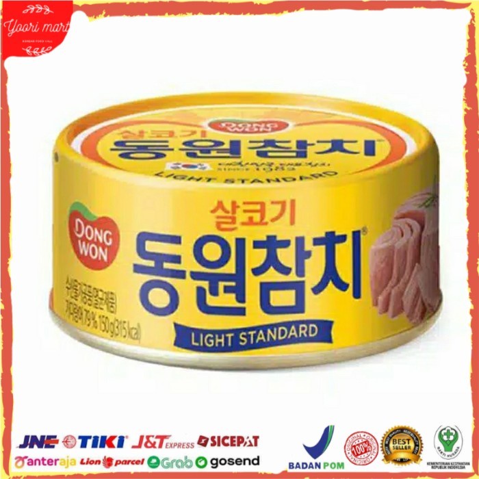 

Ikan Kaleng Dongwon Tuna Light Standart 250 Gram