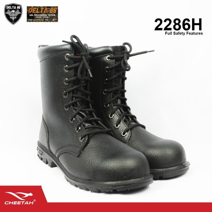 Sepatu Safety Shoes Cheetah 2286H / Sepatu PDL Satpam