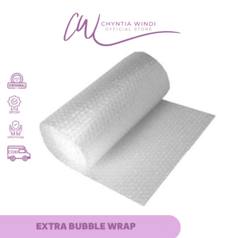 

EXTRA Plastik bubble ( extra bubblewrap ) untuk packing tambahan