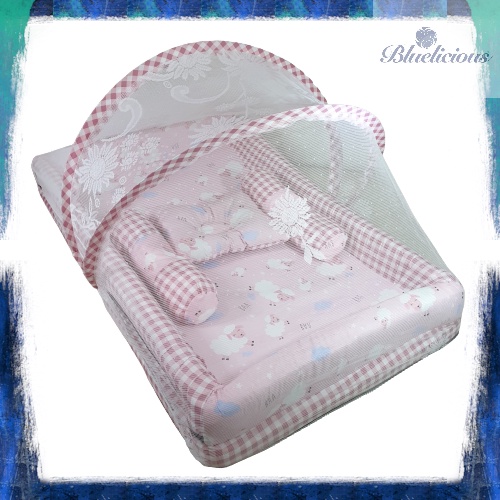 Kasur Bayi Kelambu / Kasur anak / Set Kolam / Tempat tidur / Bedding Set