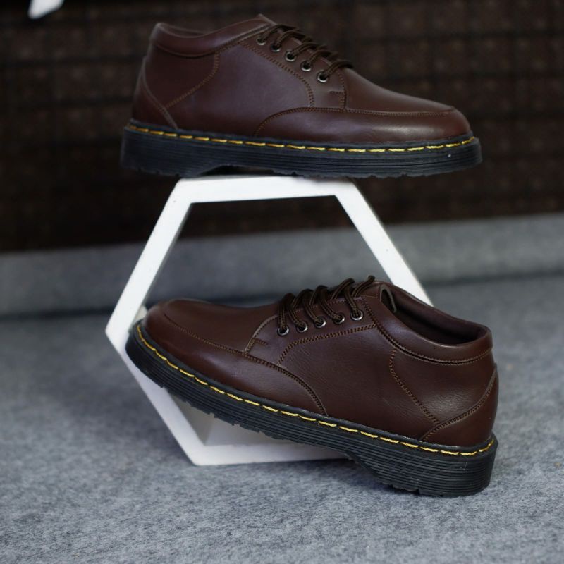 ROYAL Sepatu Formal Pria Pantofel Tali Hitam Pentopel Kerja Kantor Oxford Casual Modern Kulit Sintetis
