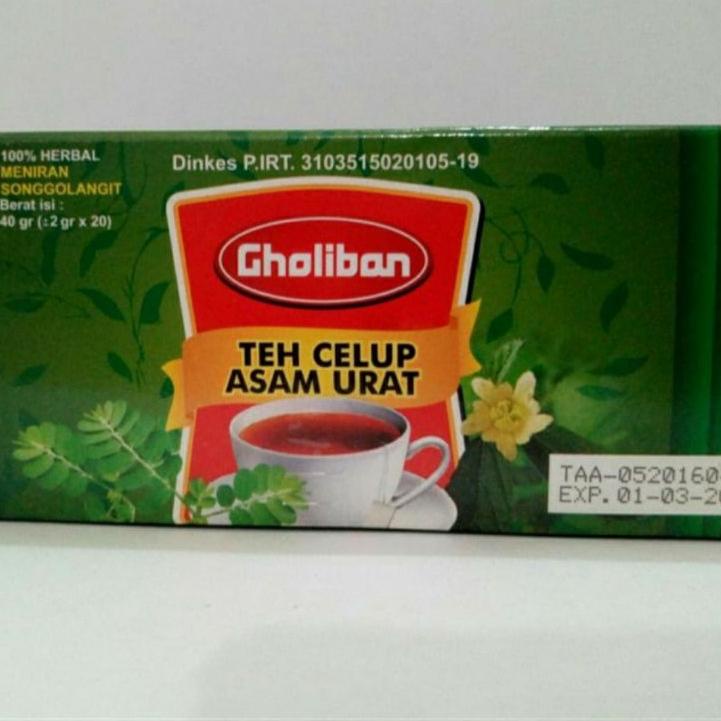 

Top banget--Teh Celup Asam Urat Gholiban