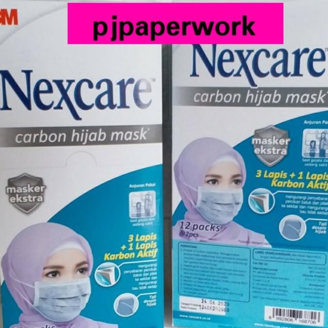 Masker medis Hijab karbon Nexcare 90-pjpaperwork-atk