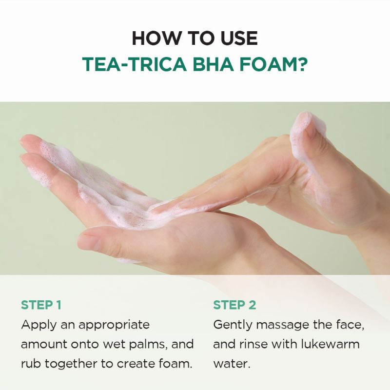 [BPOM] Skin1004 Madagascar Centella Tea-Trica BHA Foam 125ml