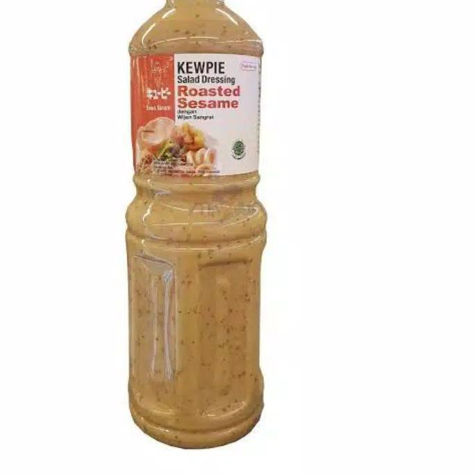 

EXCLUSIVE!Kewpie Salad Dressing Roasted Sesame 1 Liter | Saus Salad Wijen Sangrai|RA7