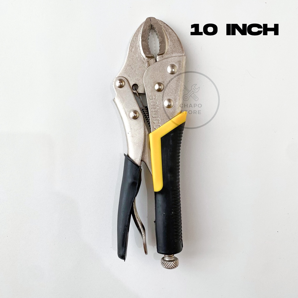 Bonucci tang buaya 10&quot; inch locking grip pliers tang jepit