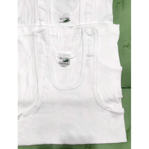 Kaos Dalam Pria Singlet Salur Croile Reject Pabrik Ori - S