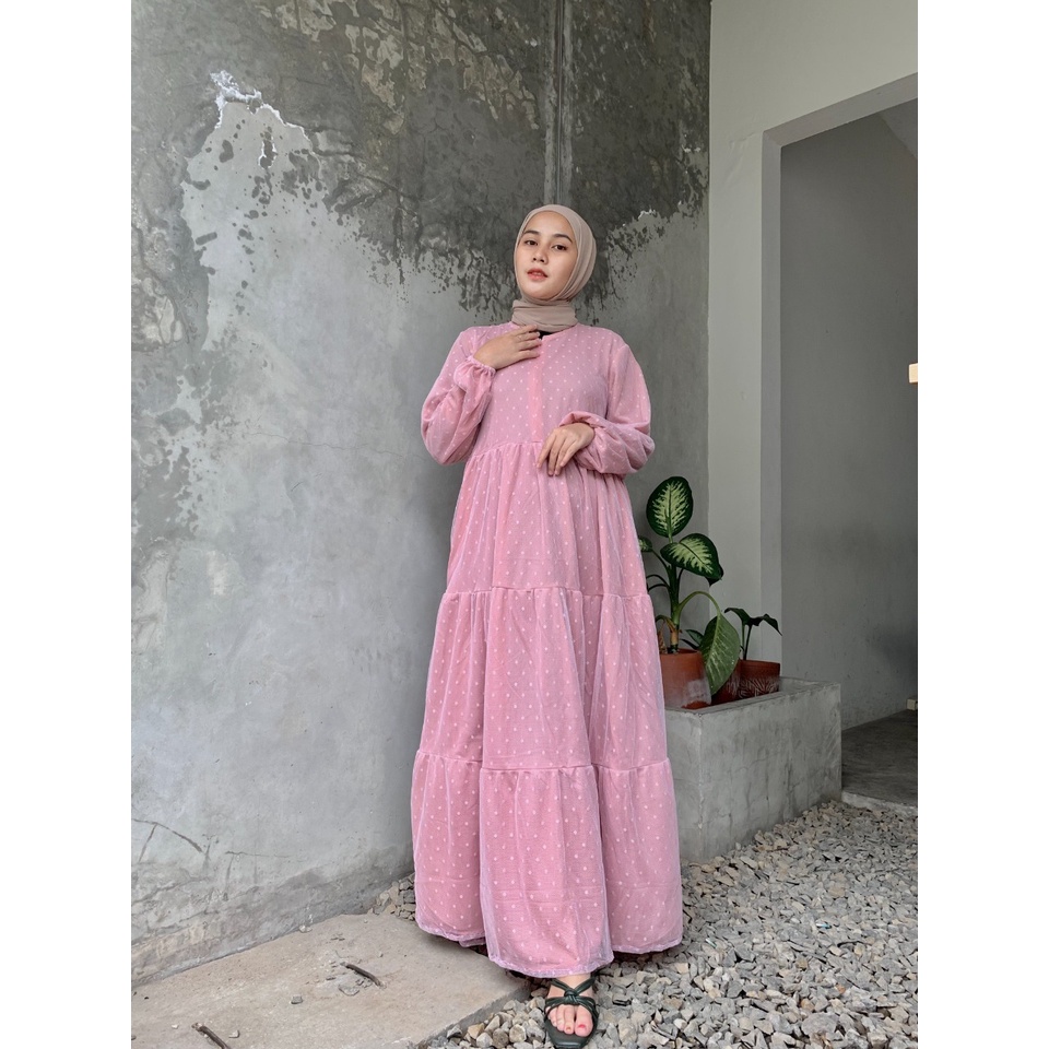 Delisa Dress Baju Wanita Gamis Terbaru