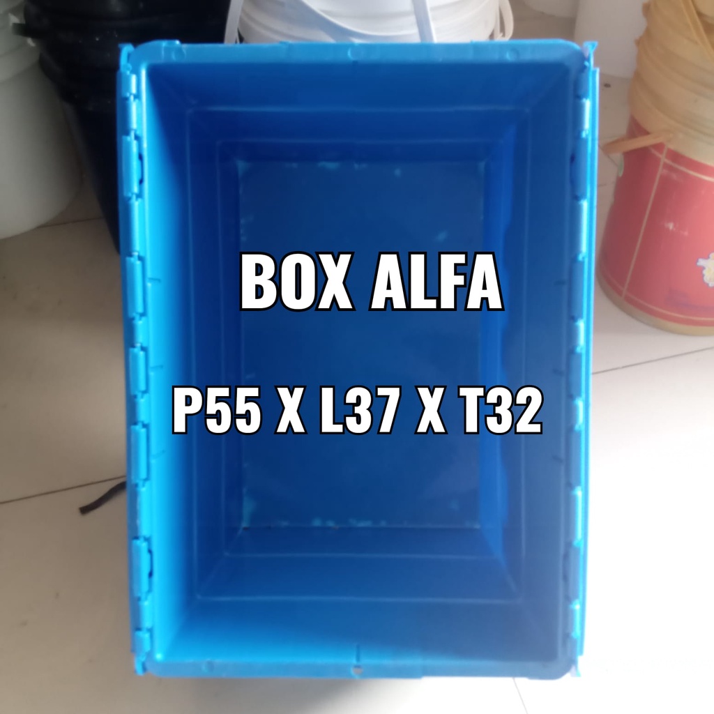 Box Container Alfamaret bekas  Indomaret Nestable Container