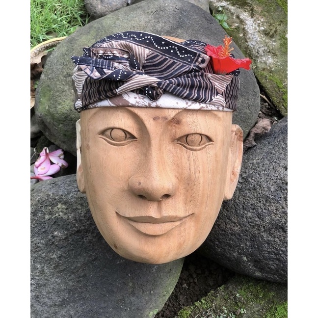 udeng batik semi tulis nayah setengah jadi