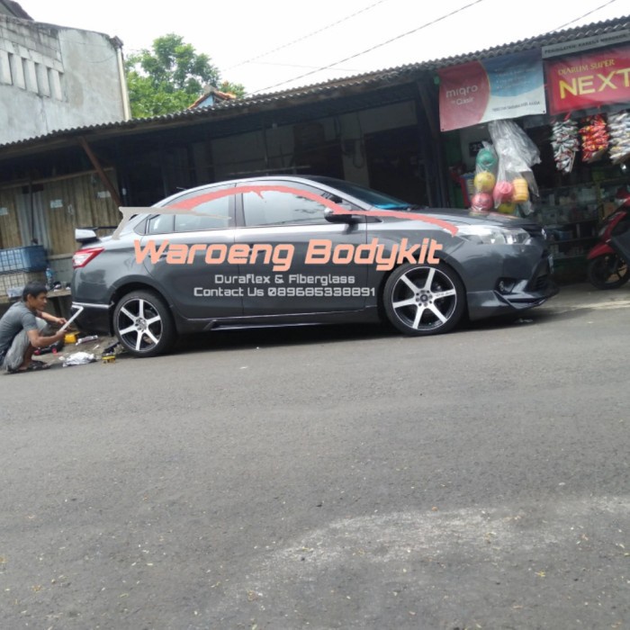 bodykit vios gen 3 model yaris TRD