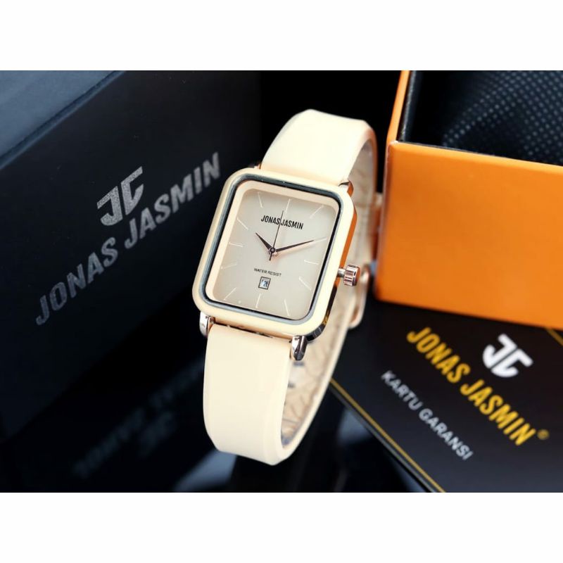 Jam Tangan Jonas Jasmin Rubber Fashion Pria Wanita Analog Kasual