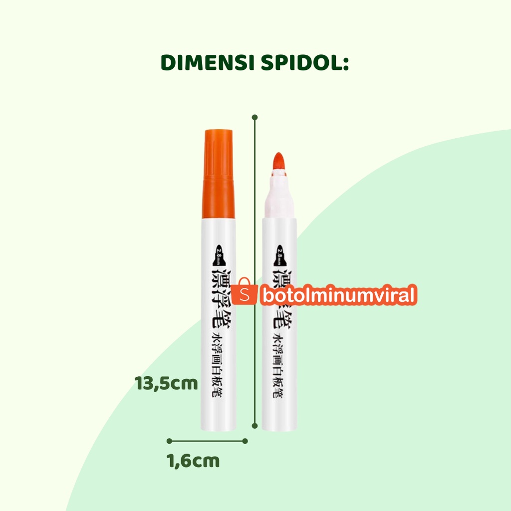 Spidol Apung Viral Ajaib Mainan Anak Magic Marker Floating Pen DIY Ori Pensil Warna Anak Sekolah TK