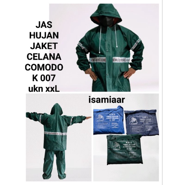 JAS HUJAN JAKET CELANA COMODO K007 UKRN XXL