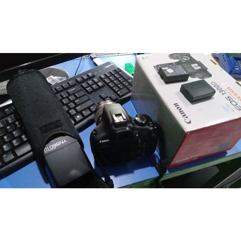 Kamera DSLR Canon EOS 1300D bekas bisa nego