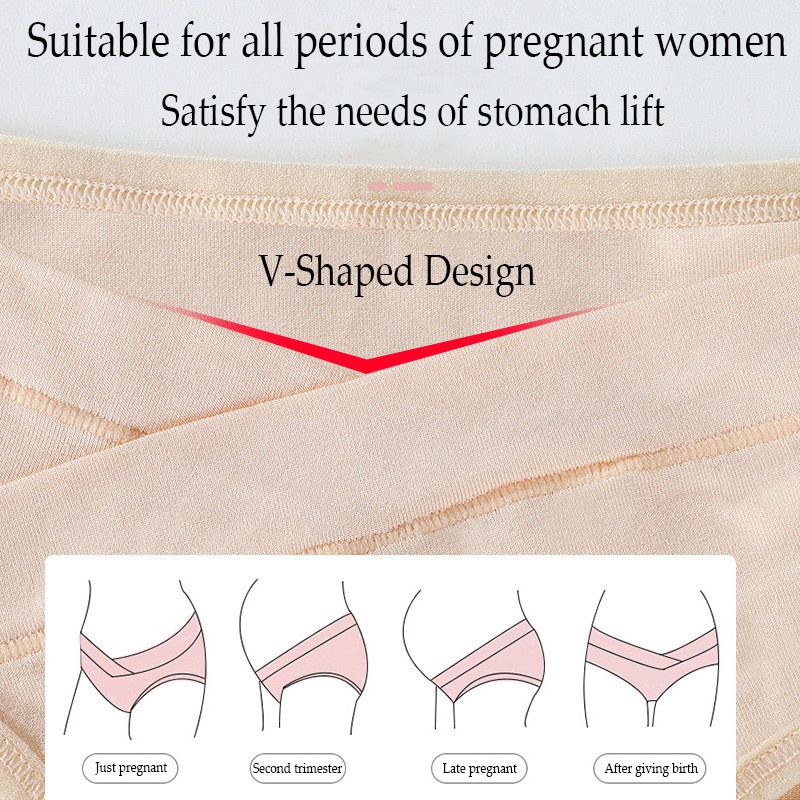 Jumbo Maternity Panty Celana Dalam Wanita Hamil Seamless CD IBU Hamil Cotton maternity Underwear Low Waist Sorex Celana Dalam Pregnant Celana Dalam U-Shaped Briefs 20020