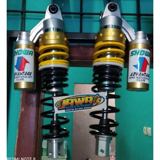 Shok Shock Shockbreker Showa 2Tone Two Tone Non Stelan Uk 340Mm Pcx Nmax Xmax Adv