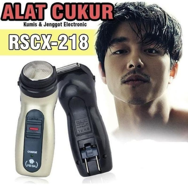 Glowrisstore Alat Cukur Kumis Jenggot Elektrik RSCX-218 Virall Shaver Kang Ling Ori