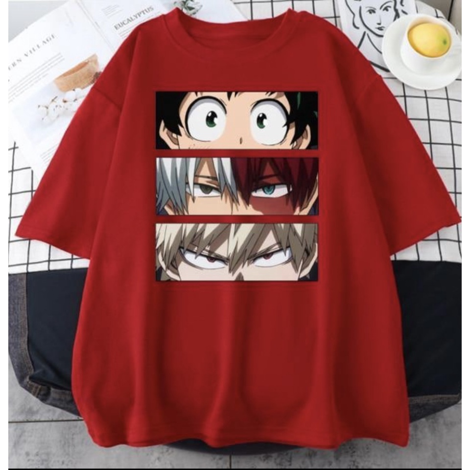 BRIGO Kaos Oversize HERO ANIME II Kaos Jumbo Size Pria &amp; Wanita II Kaos Oversize Print DTF