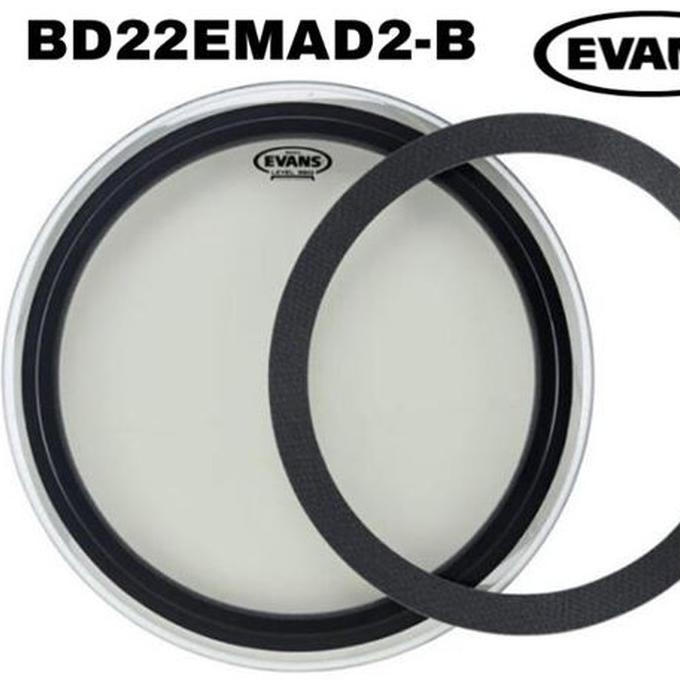 NEW Evans BD22EMAD2 --- EMAD2 22-inch Bass Drum Head