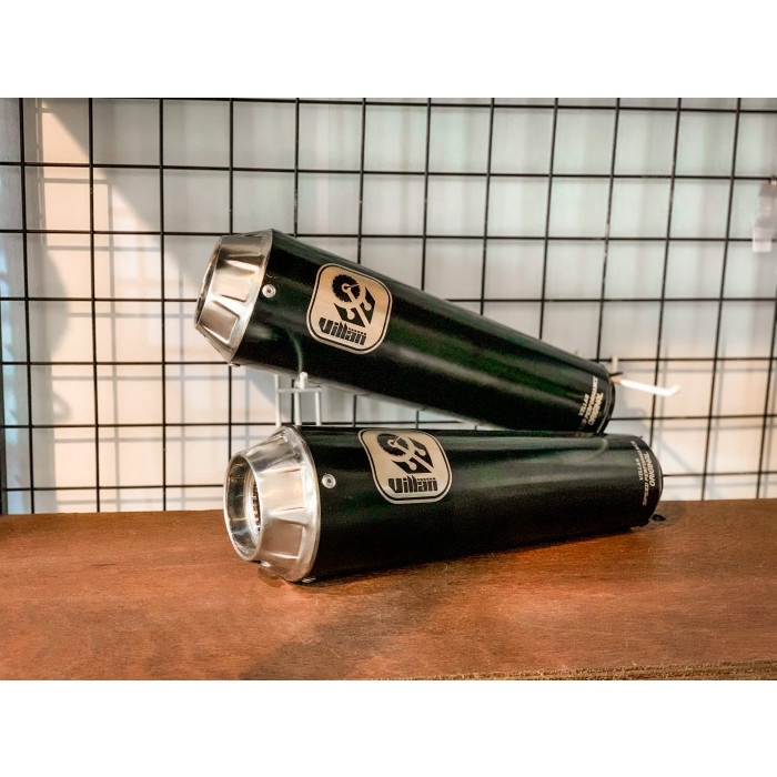 Knalpot villan pro2 balck slincer only BARANG 100% ORIGINAL