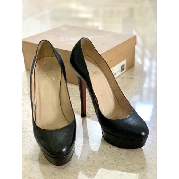 Authentic Christian Louboutin Bianca Black Pump Heels