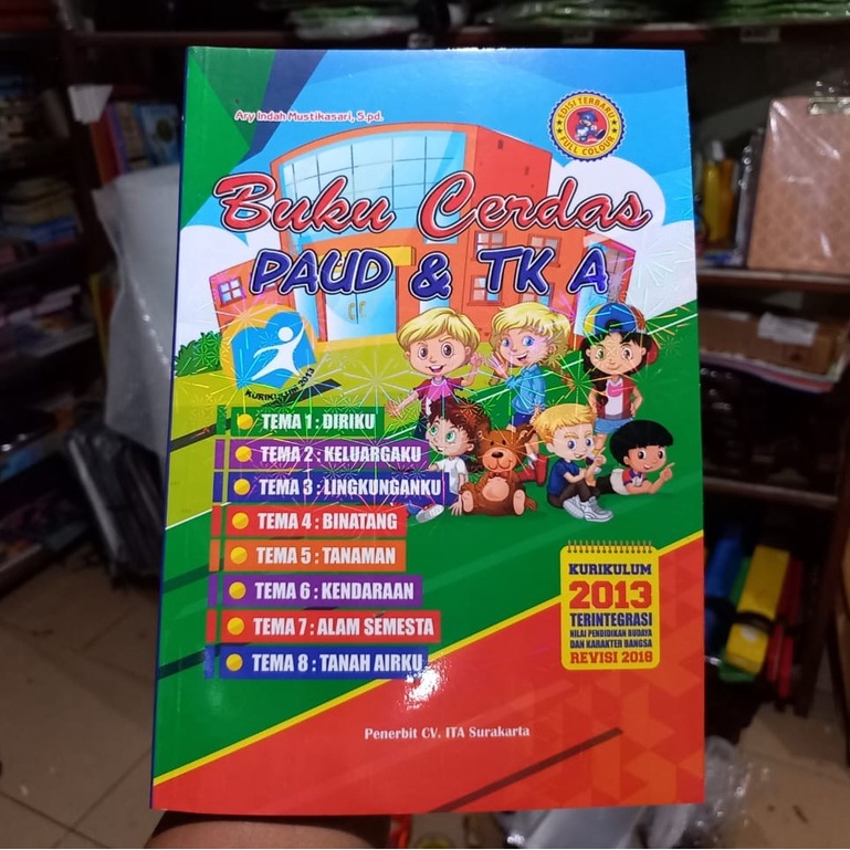 Buku Cerdas Paud Dan TK A - Materi Tematik Paud Dan TK (Ukuran A4)