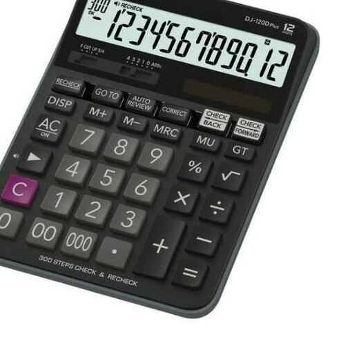 

SALE!!Casio DJ-120D Plus - Check & Correct Calculator/Kalkulator Desktop|KD3