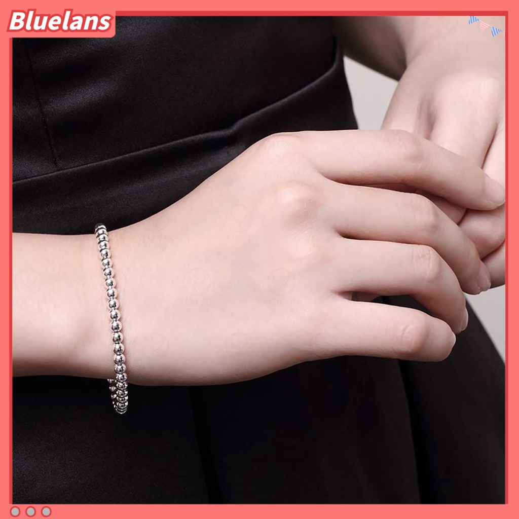 Bluelans Bracelet Silver Plated Pretty Women Hand Chain with Lobster Clasp