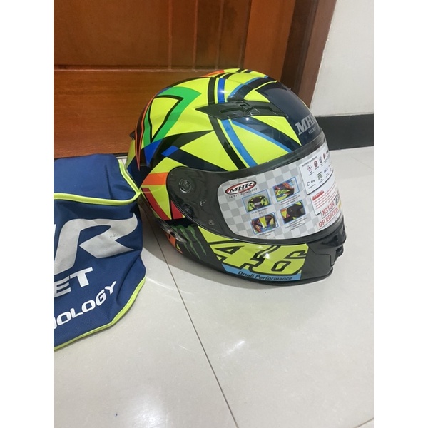 HELM FULLFACE MHR MOTIF MOTOGP SOLELUNA