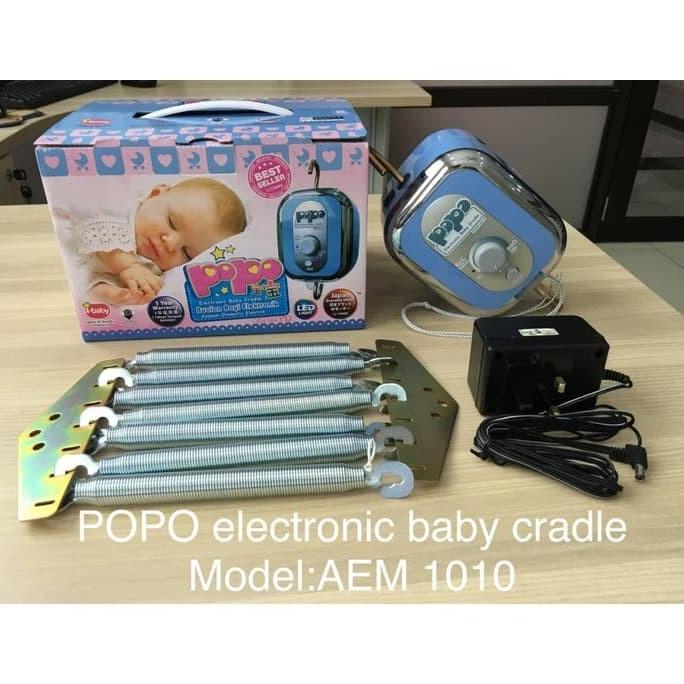 Mesin Ayunan Elektrik Bayi Ayunan Otomatis Merek Popo