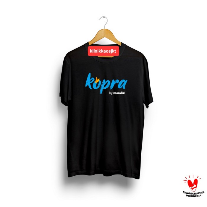 BAJU LIVIN - KAOS KOPRA BY MANDIRI - TSHIRT LIVIN BY MANDIRI KOPRA - PERBANKAN MANDIRI