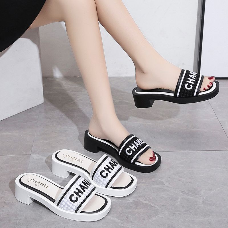 [✅BISA COD] 1089 Sandal Wanita Import EMB CC Mule VIRAL 2022