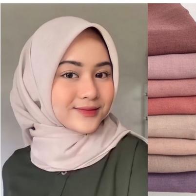 GROSIR 20 PCS - AZARA - Jilbab Segi Empat Katun Paris