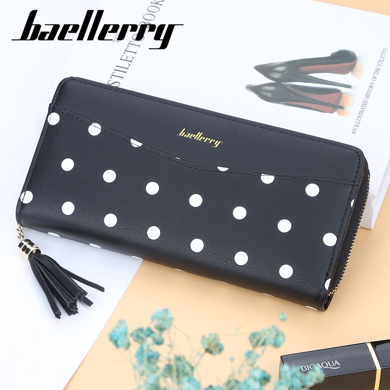 BAELLERRY N5520 Dompet Wanita Panjang Bahan Kulit PU Leather Premium WATCHKITE WKOS