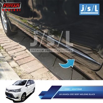 list body mobil Avanza type Veloz black ferrari variasi