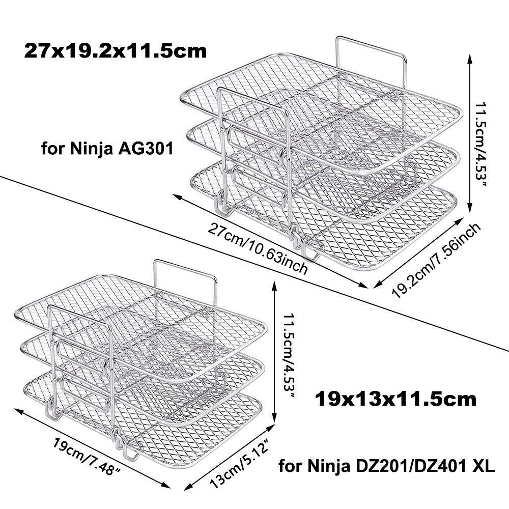 Preva Air Fryer Grill Rack Home Dehydrator Rack Rak Roti Bakar304Stainless Steel