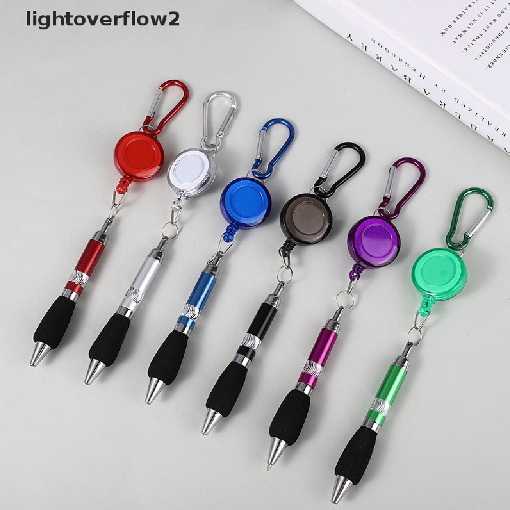 (lightoverflow2) Gantungan Kunci Dengan Tali Lanyard Retractable (ID)