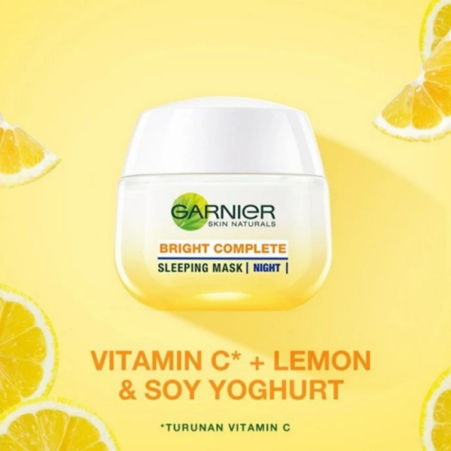 GARNIER BRIGHT COMPLETE YOGHURT SLEEPING MASK (NIGHT) 50ML