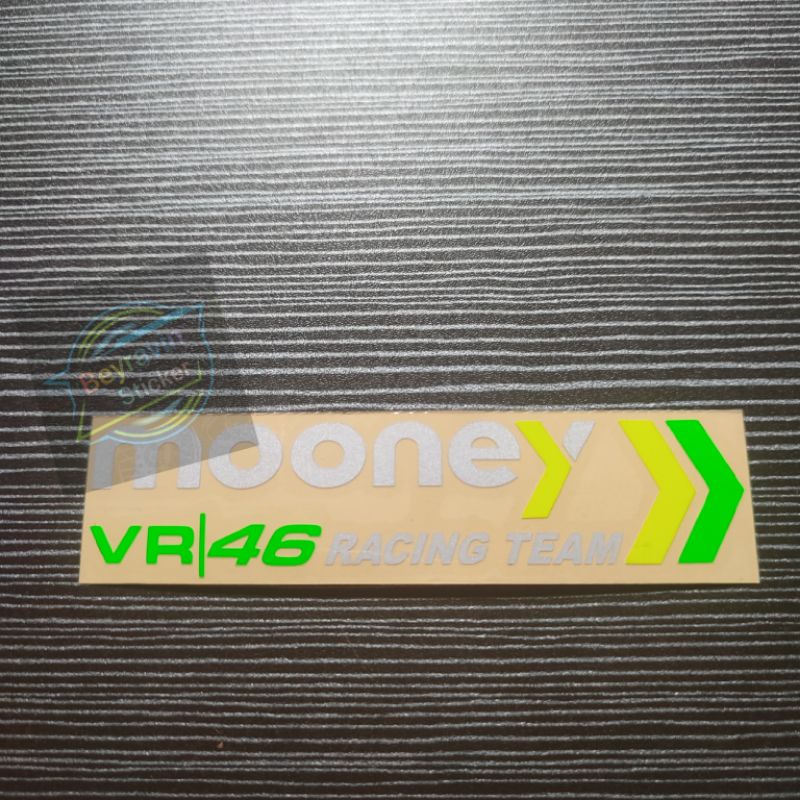 STICKER STIKER MOONEY VR46 RACING TEAM CUTTING