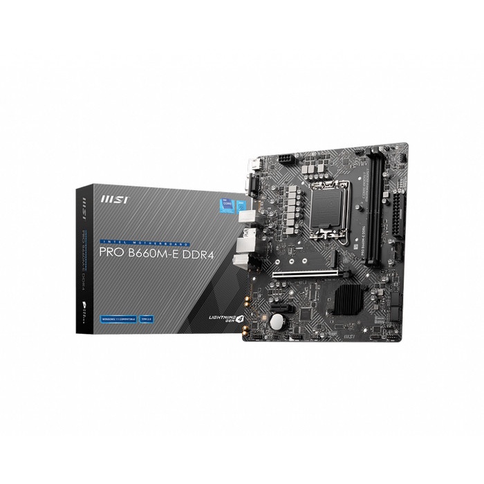 Motherboard MSI PRO B660M-E DDR4 (Intel LGA 1700, Gen12)