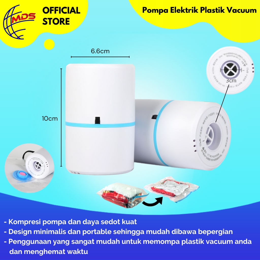 Jual Electric Vacuum Pump Pompa Elektrik Plastik Vacum Baju Kasur