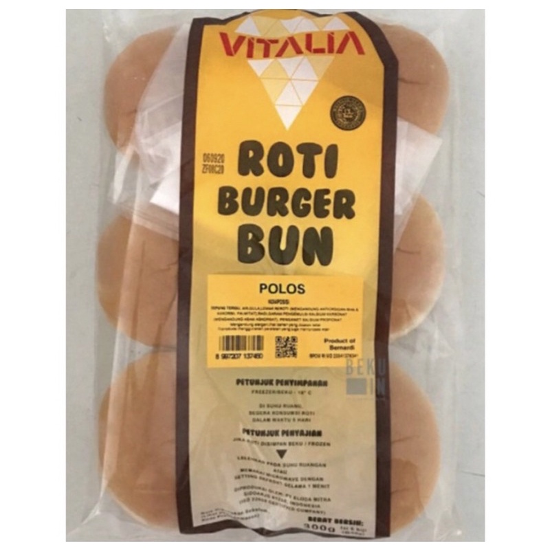 

Vitalia Roti Burger wijen isi 6 pcs 300gr Vitalia Roti Burger polos isi 6 pcs 300gr