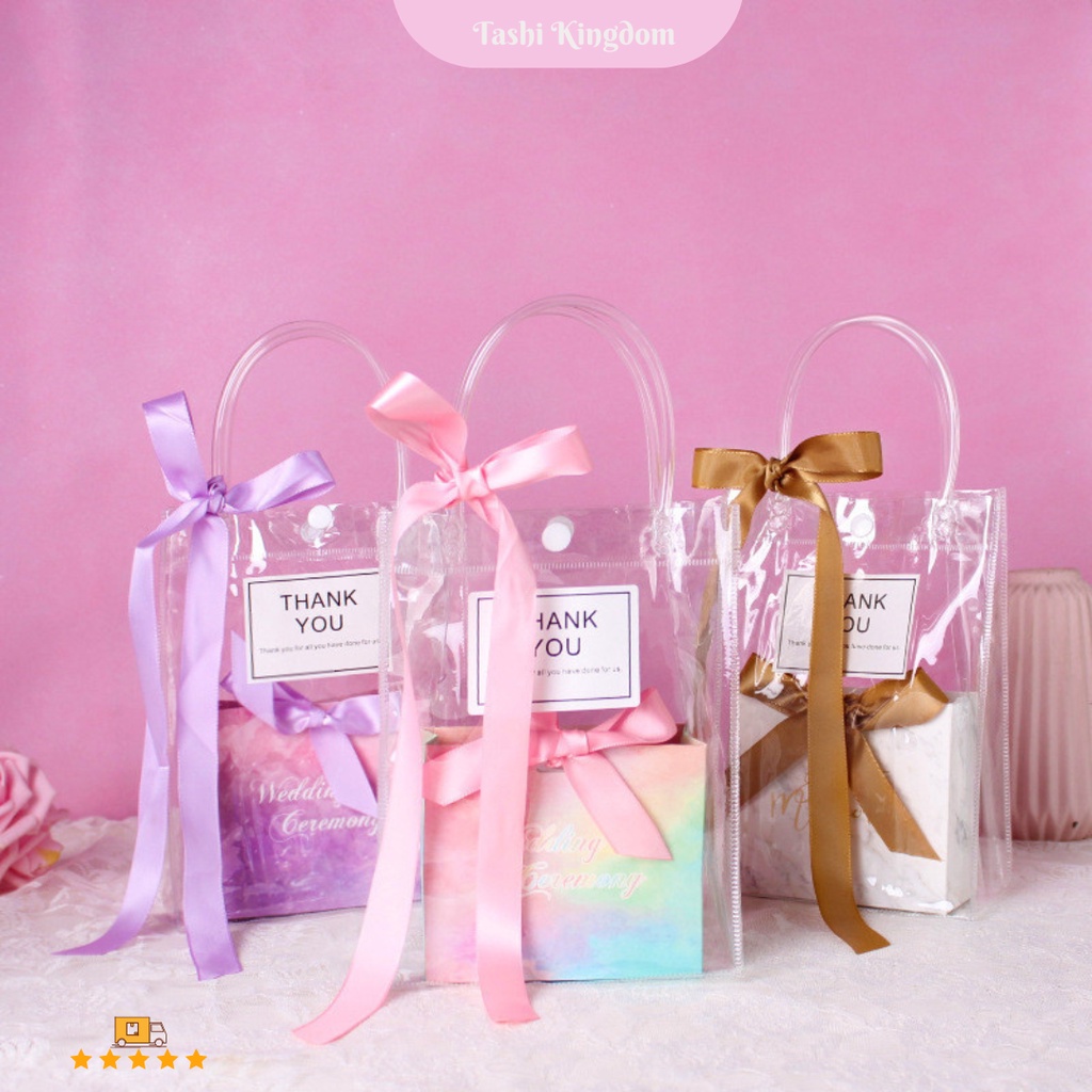

PAPER BAG PLASTIK XL TRANSPARANT POLOS PAPERBAG HADIAH GOODIE BAG KADO HADIAH SERBAGUNA