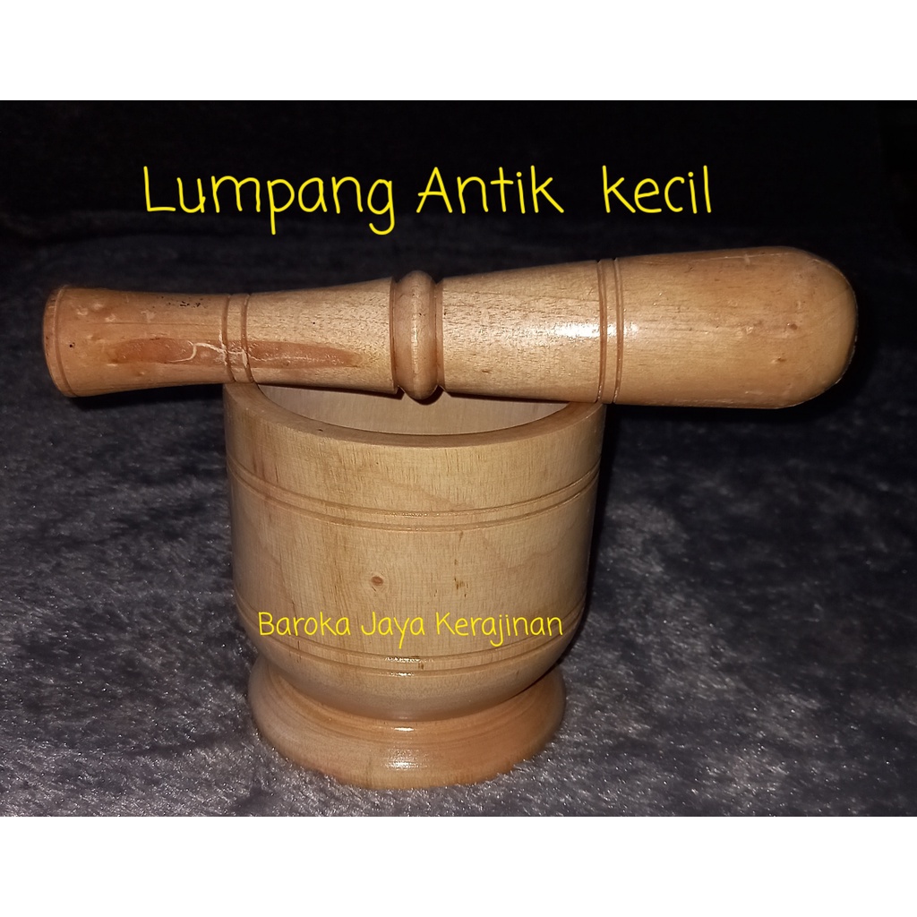 Lumpang Kayu Antik 12 cm