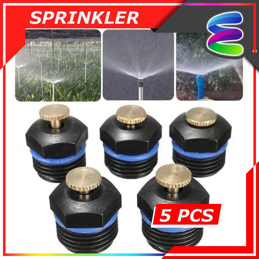 Isi 5 Pcs Sprinkler Taman Garden Sprayer Kran Air Tanaman Siram Bunga Flower Peralatan Berkebun - Siram Taman Sprayer Embun